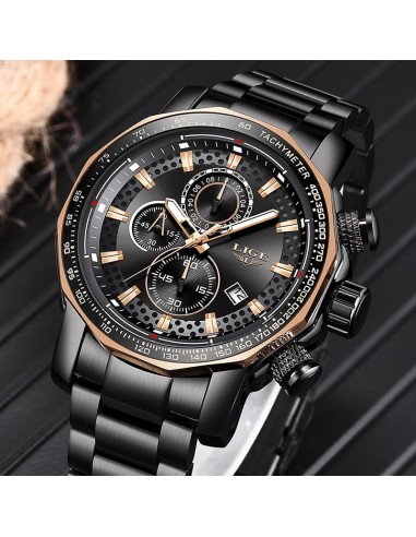 Stainless Steel Quartz Chronograph Watch for Men suggérées chez