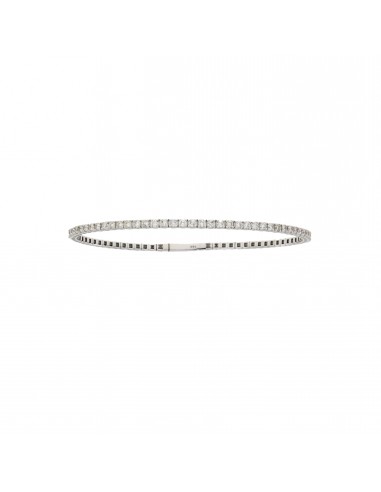 Natural 1.10ct Diamond Bangle Bracelet 14KT White Gold l'évolution des habitudes 