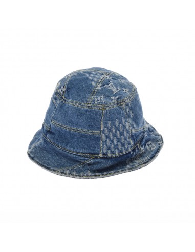 LOUIS VUITTON Louis Vuitton Bonnet Damier Giant Wave Hat NIGO 20AW Blue MP2733 Mens 100% Cotton Cap prix