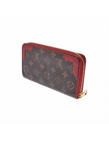 LOUIS VUITTON Monogram Zippy Retiro Threes (Red) M61854 Ladies Canvas Long Wallet outlet