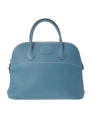 HERMES Hermes Bored 37 Blue Gene  J engraved (around 2006) Ladies Taurillon Clemence handbag À commander