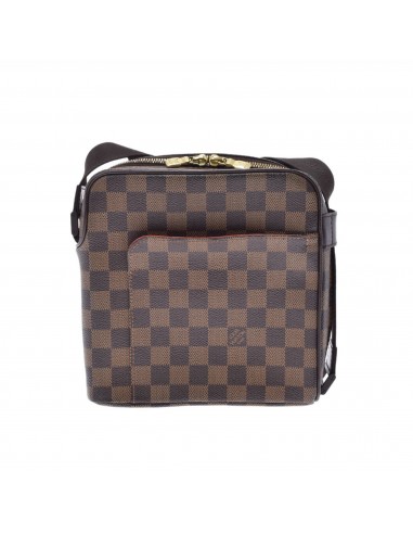 LOUIS VUITTON Louis Vuitton Damier Olav PM Brown N41442 Unisex Canvas Shoulder Bag Jusqu'à 80% De Réduction