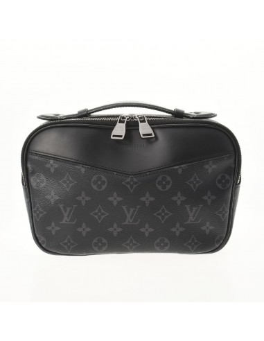 LOUIS VUITTON Monogram Eclipse Bumback Black / Gray M42906 Mens Canvas Body Bag JUSQU'A -70%! 