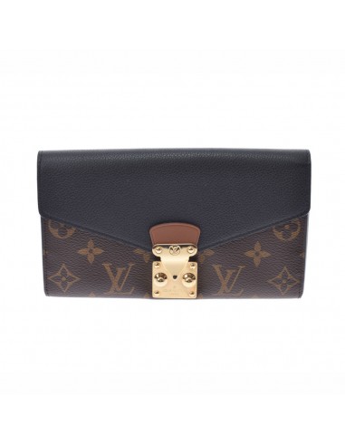 LOUIS VUITTON Monogram Portofeuil Palas Noir (Black) M58415 Womens Canvas Wallet shop