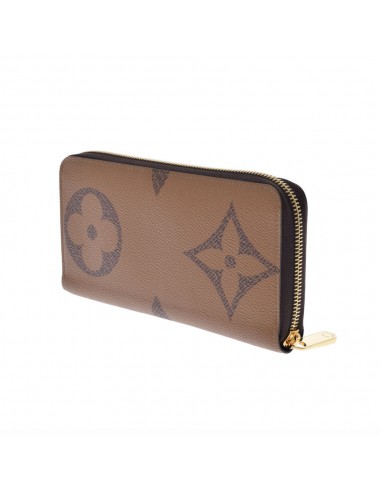 LOUIS VUITTON Monogram Giant Reverse Zippy Camel M69353 Unisex Canvas Wallet Comparez plus de prix