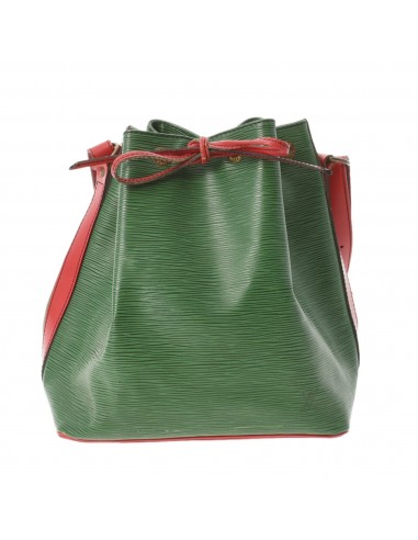 LOUIS VUITTON Epi Petit Noe Bicolor Green / Red M44147 Women's Leather Shoulder Bag les ctes