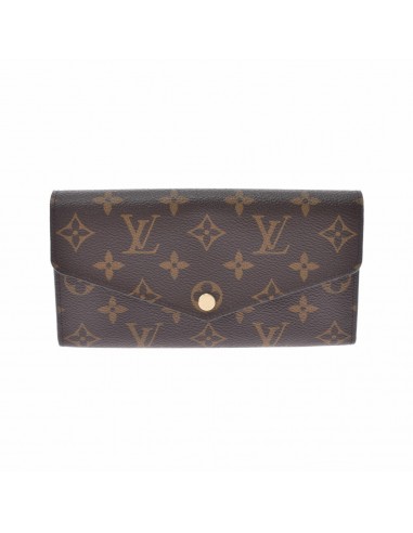 LOUIS VUITTON Monogram Portofeuil Sarah Brown M60531 Unisex Canvas Wallet Venez découvrir notre 