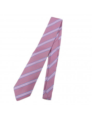 Hermes Stripe Sword Tip 7cm Necktie Silk Ladies HERMES Livraison rapide