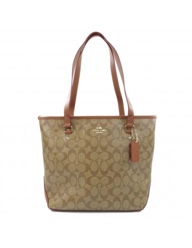 Coach F34603 Signature Tote Bag PVC / Leather Ladies COACH ou a consommer sur place