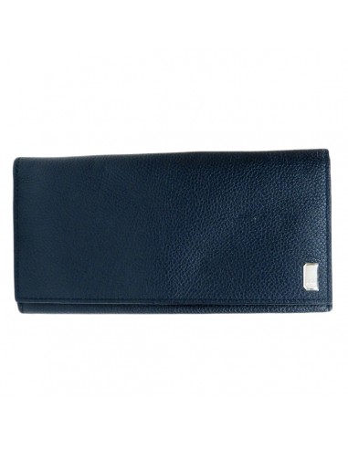 Dunhill Metal Fittings Long Wallet Leather Mens la livraison gratuite