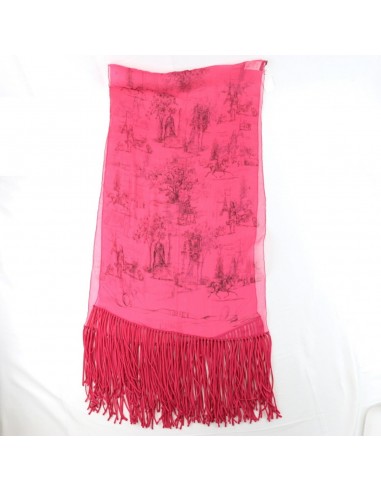 Hermes H Silk Stole Scarf Ladies Red commande en ligne