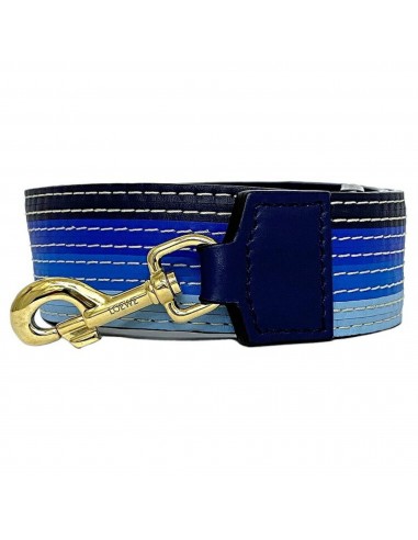 Loewe Shoulder Strap Blue Navy Gold Leather LOEWE Light Stripe Women's Stitching Accessories Accent 2 - 3 jours ouvrés.