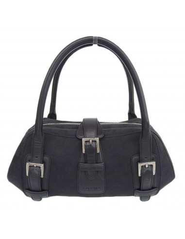 Loewe LOEWE Bag Women's Handbag Shoulder Anagram Canvas Leather Sender Black commande en ligne