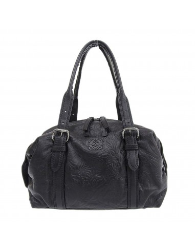 Loewe LOEWE Bag Womens Shoulder Handbag Leather 314.16.H58 Black Embossed destockage