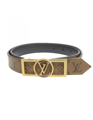 Louis Vuitton LOUIS VUITTON Belt Saint Tulle Ladies Daufine 25MM Reversible M0203 Noir l'évolution des habitudes 