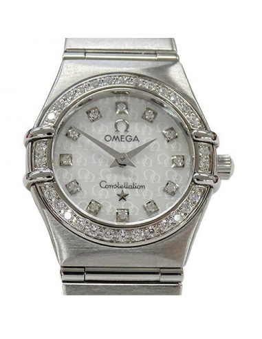 Omega OMEGA Constellation Mini 1460.75 Watch Ladies 12P Diamond Shell Quartz Stainless SS Polished Dans la société mordern