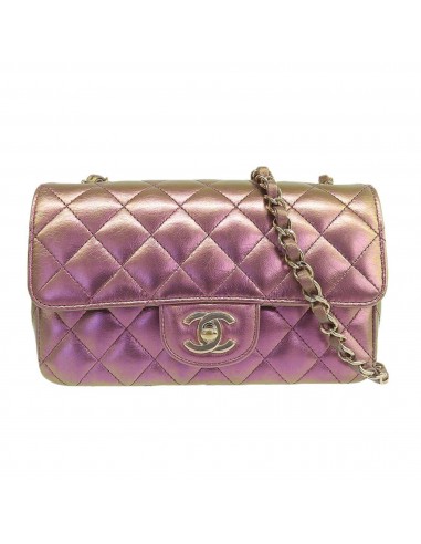 Chanel CHANEL Bag Minimatrasse Chain Shoulder Lambskin Rainbow Color Pink Polarized Comparez et commandez 