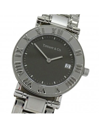 Tiffany TIFFANY & Co. Watch Mens Atlas Date Quartz Stainless SS Polished livraison et retour toujours gratuits