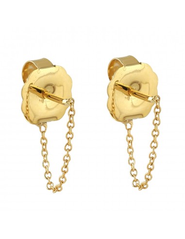 Solid 14k Yellow Gold Stud Earrings Fine Jewelry Les êtres humains sont 